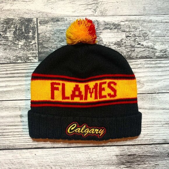 Calgary Flames Beanie Toque - Picture 1 of 4